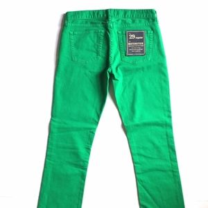 J. Crew Pants - NWT J. Crew Green Matchstick Jeans sz 29R J. Crew Pants - NWT J. Crew Green Matchstick Jeans sz 29R